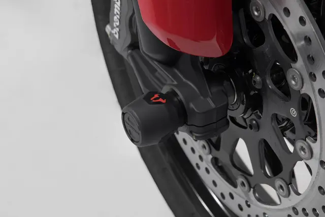 SW-Motech Slider set for front axle Black. Ducati Multistrada V4 / Hypermota 