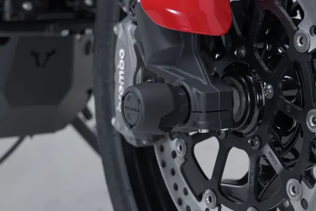 SW-Motech Slider set for front axle Black. Ducati Multistrada V2 / V2 S (24- 