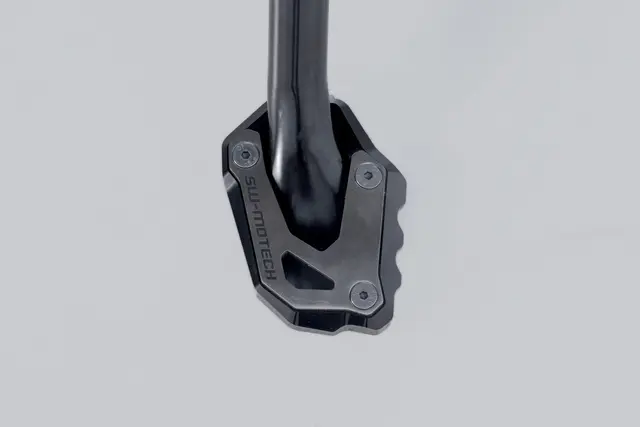 SW-Motech Extension for side stand foot Black/Silver. Suzuki V-Strom 1050DE, Apr 