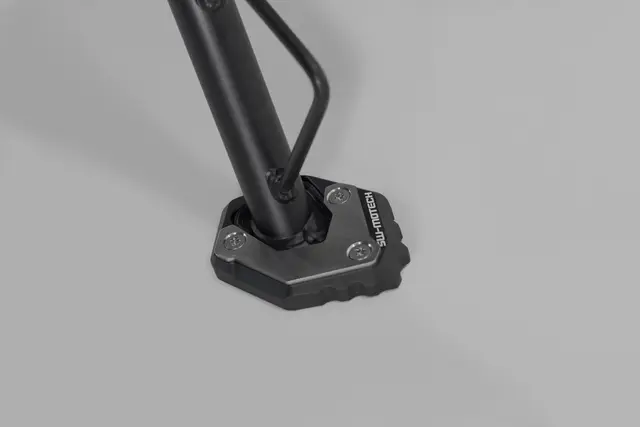 SW-Motech Extension for side stand foot Black/silver. CFMoto 800MT / 800MT-X. 