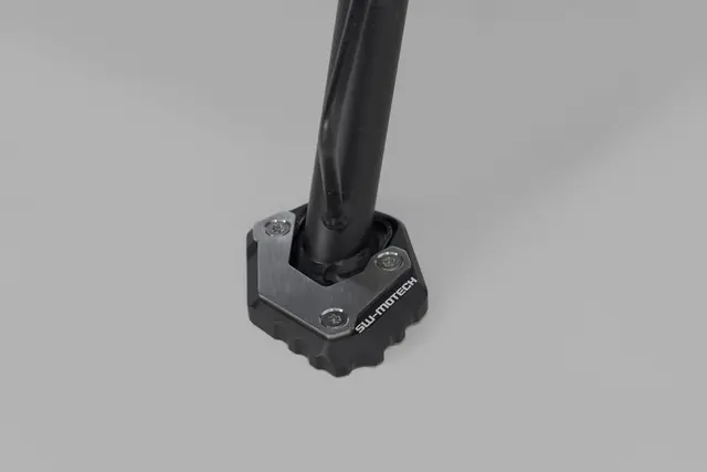 SW-Motech Extension for side stand foot Black/silver. CFMoto 800MT / 800MT-X. 
