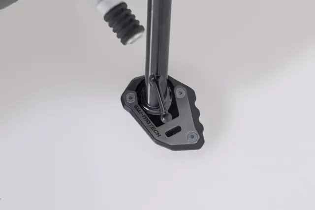 SW-Motech Extension for side stand foot Black/Silver. Triumph Speed 400/Scramble 