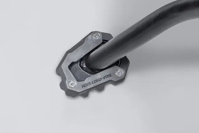 SW-Motech Extension for side stand foot Black/Silver. Triumph Tiger 660 /800 Spo 