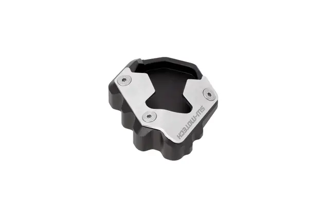 SW-Motech Extension for side stand foot Black/Silver. Moto Guzzi Stelvio (23-). 