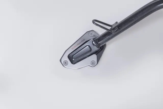 SW-Motech Extension for side stand foot Black/Silver. Ducati Scrambler models (2 
