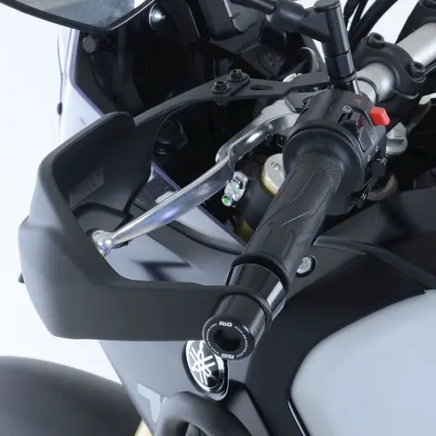 R&amp;G Bar End Sliders Tenere 700 / T7 med OEM Handguards