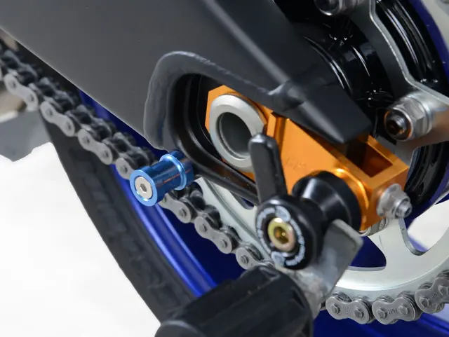 R&G M8 Paddock Stand Bobbins  - Blue 