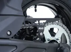 R&amp;G Aluminium Chain Guard, BLACK, Kawasa aki Z 650 / Ninja 650 &#39;17-