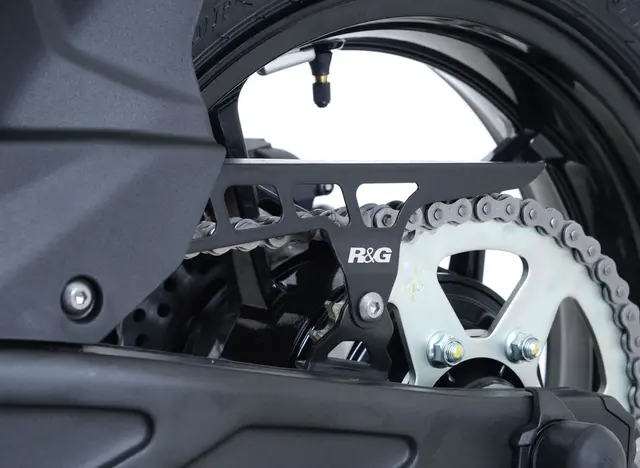 R&G Aluminium Chain Guard, BLACK, Kawasa aki Z 650 / Ninja 650 '17- 