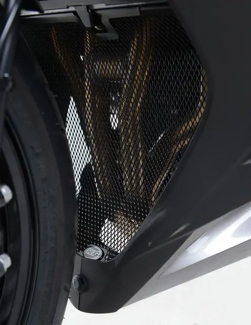 R&G Downpipe Grille, BLACK, Kawasaki Z10 000SX '11-'19 