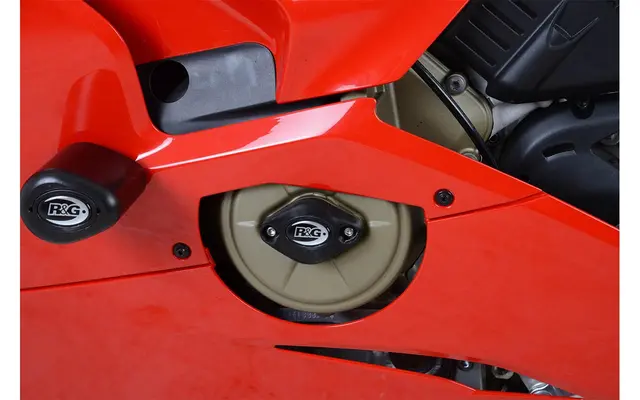 R&G Engine Case Slider LHS only (alumini ium) - Ducati Panigale V4(S) '18- / V4R 