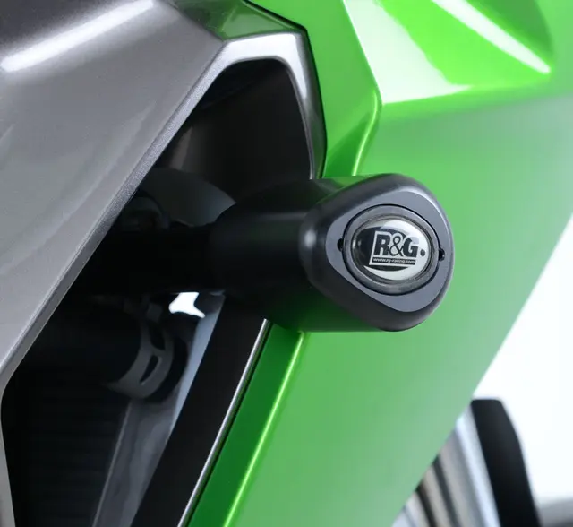 R&G Aero no-cut Frame Sliders, Kawasaki Versys X-250/300 