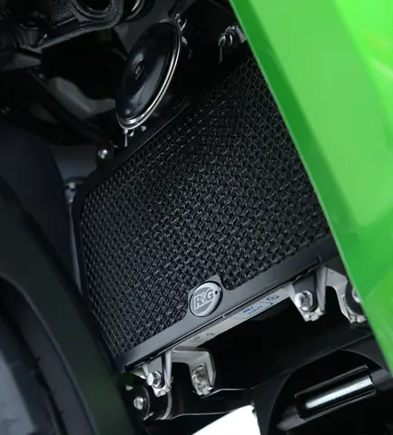 R&amp;G Radiator Guard BLACK - Kawasaki Vers sys X-250/300