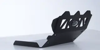 R&amp;G Bash Plate (BLACK), Triumph Bonnevil lle Bobber '17-