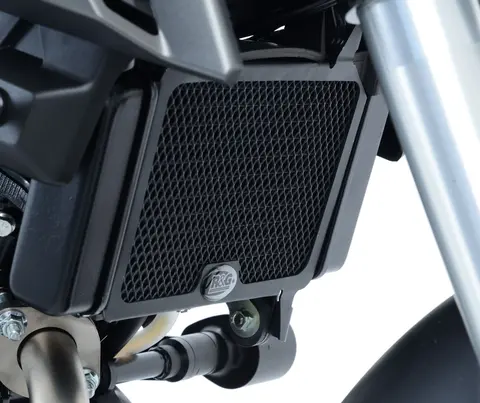 R&amp;G Radiator Guard TITANIUM - Yamaha MT- -125 &#39;14-&#39;19 (inc. ABS model)