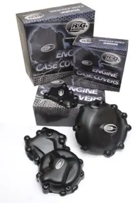 R&amp;G Kawasaki Z750 &#39;04- / Z750R Engine Ca ase Covers, trio