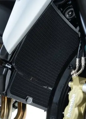 R&G Radiator Guard BLACK - MV Agusta Dra agster 800, Brutale 800/800RR '17- 