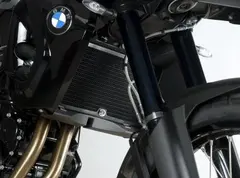 R&amp;G Radiator Guard BLACK - BMW F650GS &#39;0 08- , F700GS &#39;13-, F800R &#39;09- , F800S ,