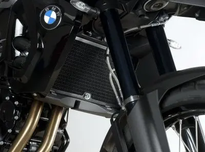 R&amp;G Radiator Guard BLACK - BMW F650GS &#39;0 08- , F700GS &#39;13-, F800R &#39;09- , F800S ,