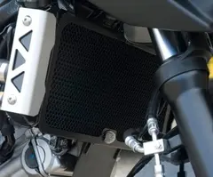 R&amp;G Radiator Guard BLACK - Suzuki SV650 K5-