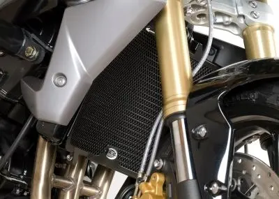 R&amp;G Radiator Guard BLACK - Triumph Stree et Triple [R] &#39;13-&#39;16 (NOT RX model)
