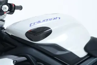 R&amp;G Tank Sliders, gloss finish, Triumph 675 Daytona '13- / Street Triple [R] '1