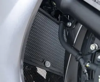 R&amp;G Radiator Guard Svart Honda CBR500RR &#39;13- / CB500F &#39;19-