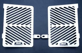 R&amp;G Stainless Steel Radiator Guards, Hon nda XL700V Transalp '08-