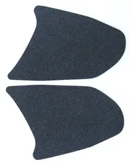 R&amp;G  Honda CBR1000RR Traction Grips  200 08-2011 (Road):Clear  2-Grip Kit