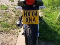 R&amp;G Licence Plate Holder, Aprilia RS 125 5 &#39;06-  (for &#39;10- bikes, can only use mi