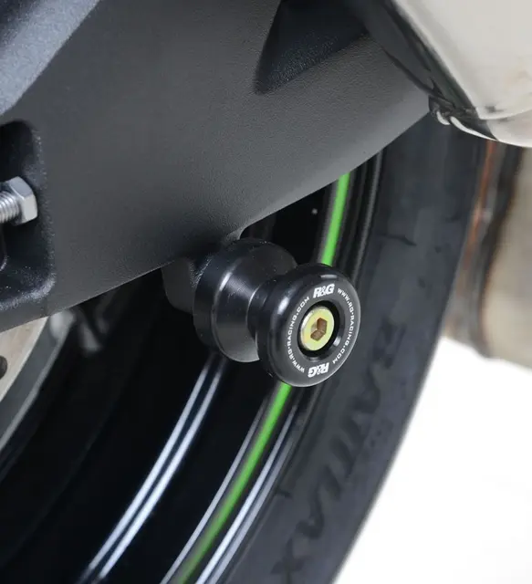 R&G Cotton Reels, BLACK - Kawasaki ZX-10 0R 2016- / Suzuki SV650 '16- / SV650X 