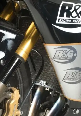 R&G Radiator Guard BLACK - Kawasaki ZX6R R '07-'12 