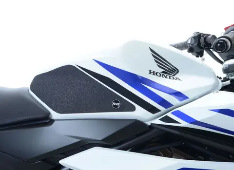 R&amp;G  Honda CBR500R &#39;16-/CB500F &#39;16-&#39;18 T Traction Grips : BLACK 2-Grip Kit