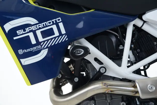 R&G Aero Crash Protectors (white), Husqv varna 701 Enduro / 701 Supermoto. KTM 69 