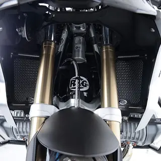 R&amp;G Radiator Guard BLACK - BMW R1250GS ' 18- / R1250RT '19-