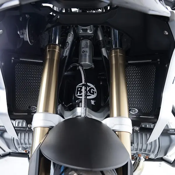 R&G Radiator Guard BLACK - BMW R1250GS ' 18- / R1250RT '19- 