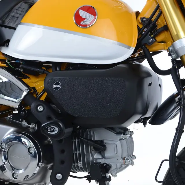 R&G  Honda Monkey '18- Tank Traction Gri ips : BLACK 2-Grip Kit 