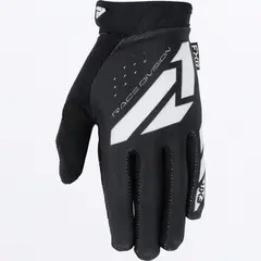 FXR Junior Reflex MX Hansker Black/White M