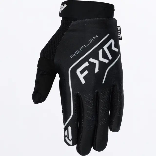 FXR Reflex Dual MX Hansker Black/White L 