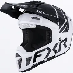 FXR Junior Clutch MX Hjelm White/Black L