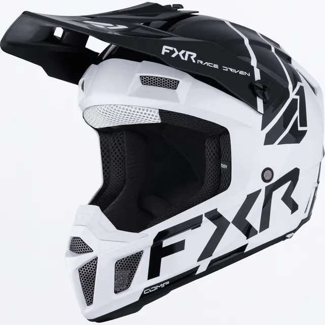 FXR Junior Clutch MX Hjelm White/Black L 
