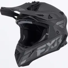FXR Helium Carbon MX Hjelm Shadow S