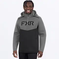 FXR Herre Altitude Tech 1/4 Zip Hoodie Char/Grey M