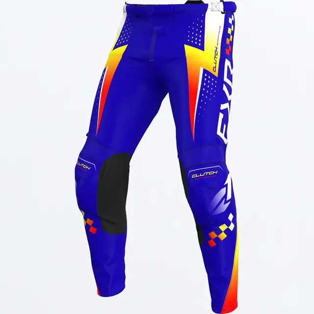 FXR Junior Clutch MX Bukse Royal/Yellow/Red 26 