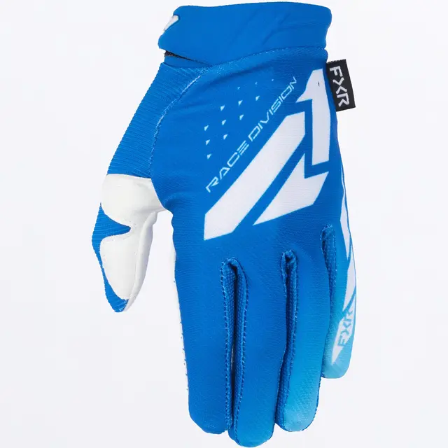 FXR Junior Reflex MX Hansker Blue/White L 