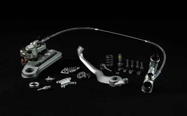 Stark Complete rear foot brake kit with pedal 