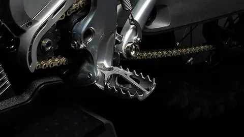 Stark Titanium footpegs EX Selges i par