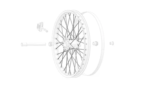 Stark Front wheel spokes for 21"