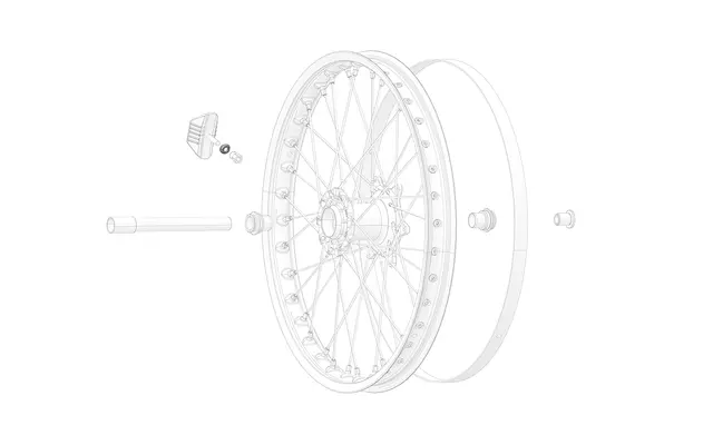 Stark Rim lock nut washer 