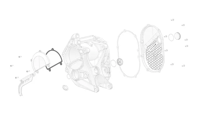 Stark Left Motor Cover Gasket 
